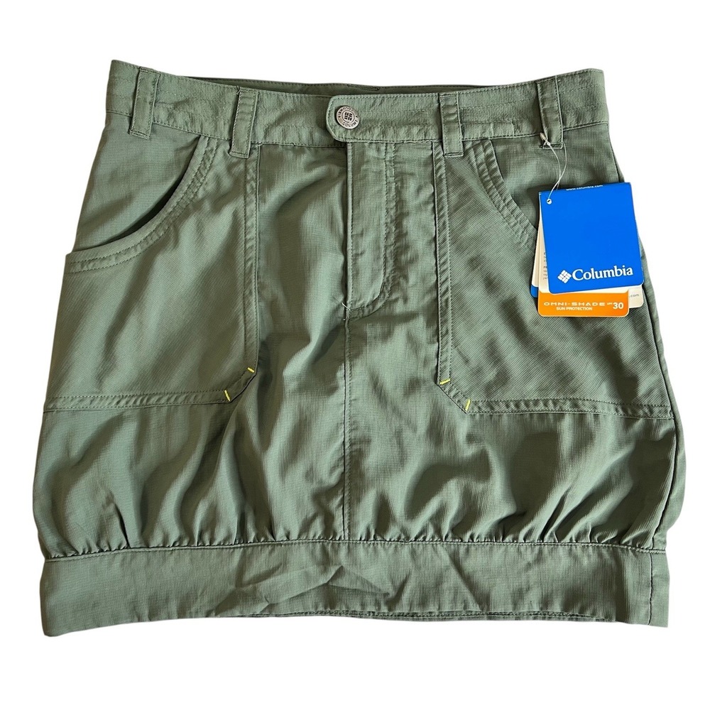 Columbia Shirt  Omni-Shade Sun Protection Skort Girls Sz: 14-16 Green NWT‎